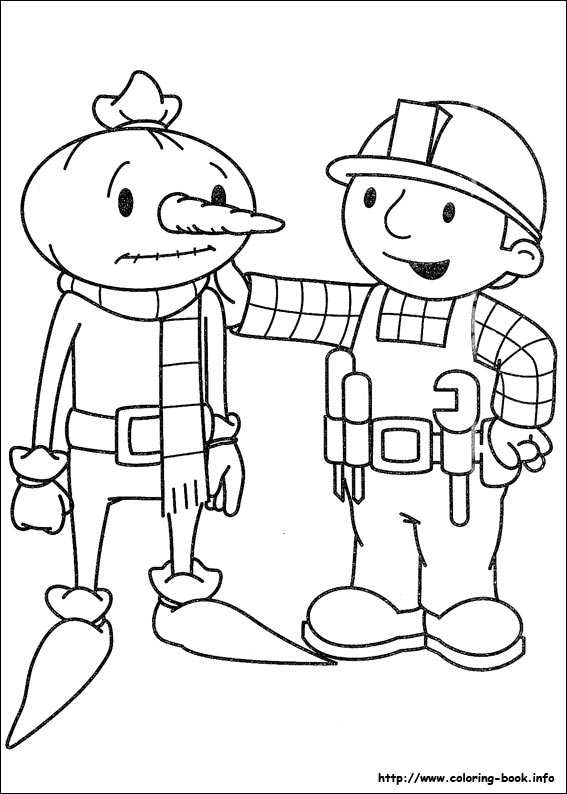 Bob the Builder coloring picture